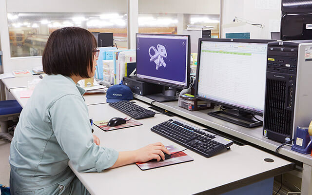 プログラム作業風景